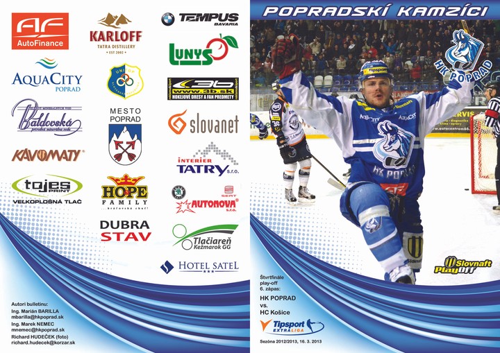 Popradskí kamzíci - HC Košice 6. zápas